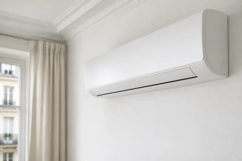 Climatisation réversible sur une maison individuelle
